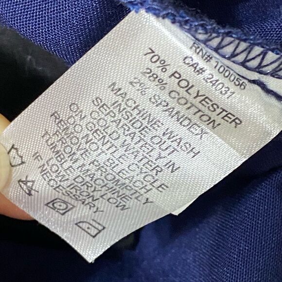 Oobe Work Uniform Pants Blue Navy Reflective Strip Men's Size 40 X 30 - Picture 13 of 14